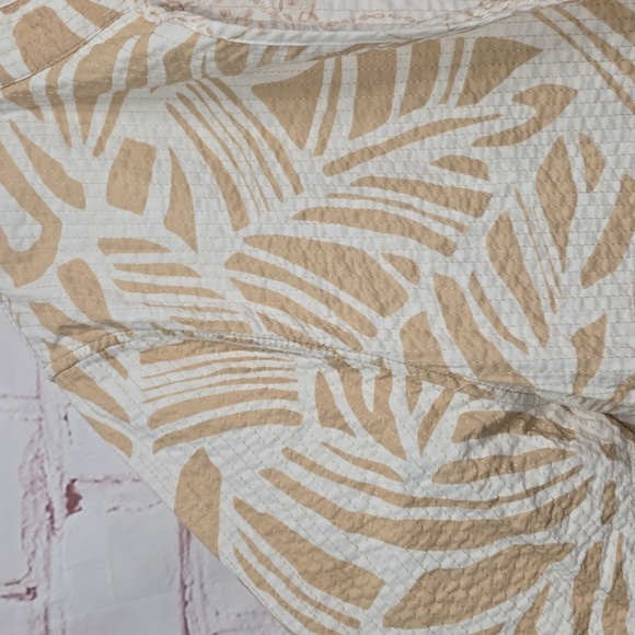 Alfred Dunner Lightweight Beachy Tan And White Jacket Womens Size 12 - Picture 7 of 12